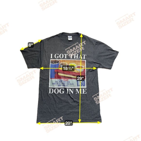 I Got That (Hot) Dog In Me Med T-Shirt Shirt - Picture 5 of 5